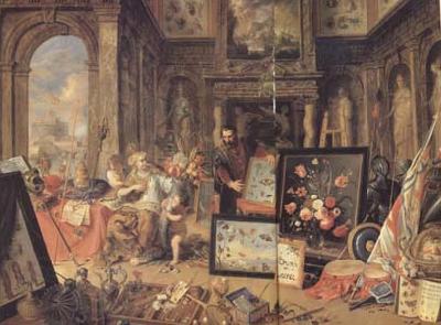 Jan Van Kessel Europe (centre panel) (mk14) Spain oil painting art